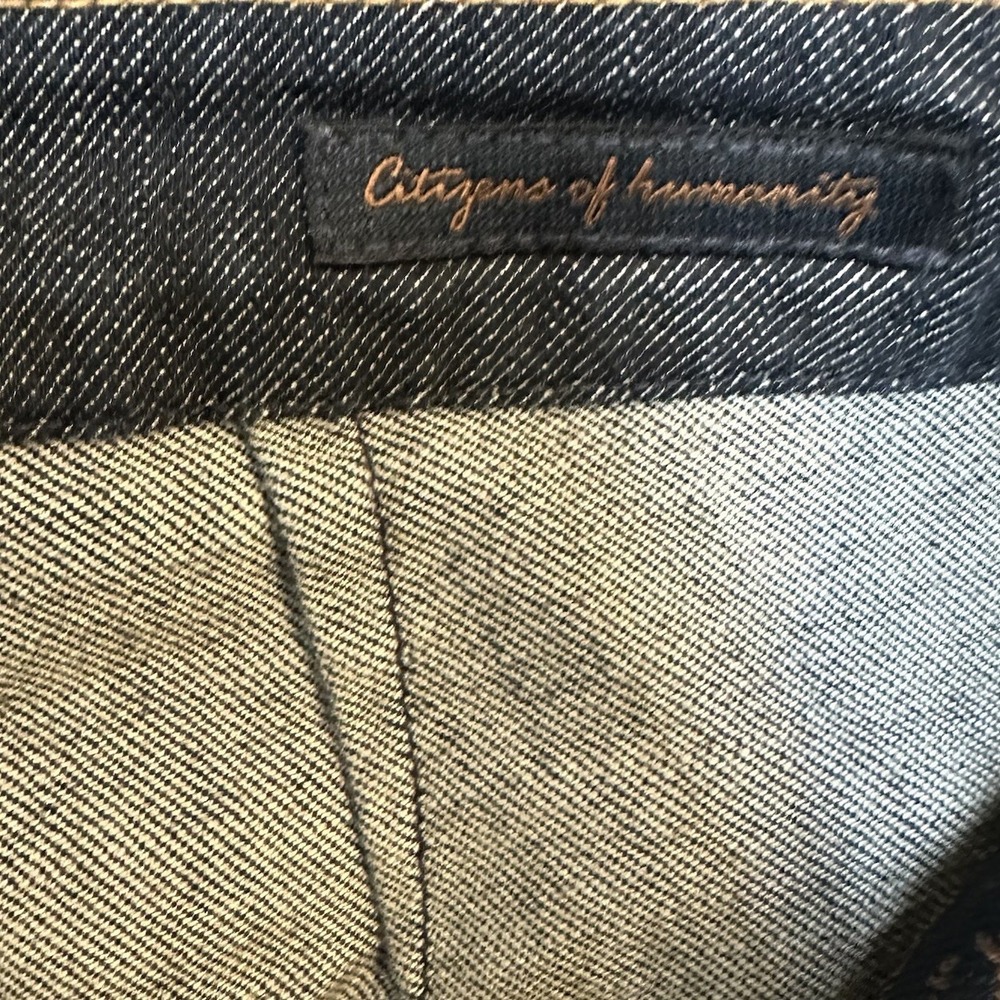 Citizens Of Humanity Faye Stretch Low Waist Full Wide Leg Flare Jeans 27 x 30 - Picture 4 of 11